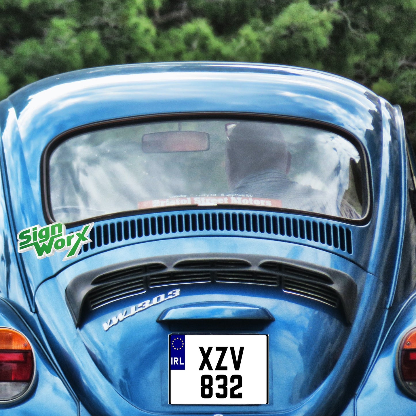 Legal/NCT Square Car Number Plate, Signworx.ie