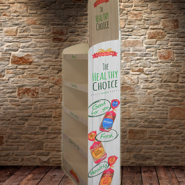 Full view of FSDU, Display unit for Gallagher's bakery  new breads range