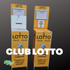 Free Standing Lockable Stands with fully customised graphics, this one for Naomh Padraig CLG Lifford has a lotto envelope holder and snapframe for ease of updating latest lotto jackpot figures etc