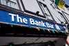external signage for the bank bar designed, manufactured and fitted by signworx.ie