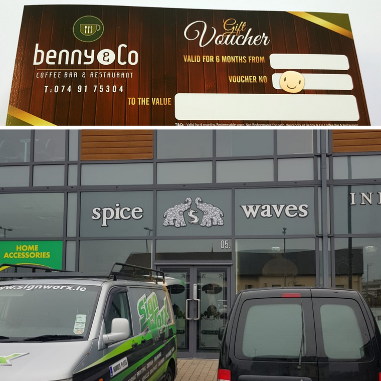 Signage Donegal, Trade Signs Ireland, 3D Lettering, Lazer Engraving, Lazer Cutting, CNC, Retail, Trade, Industry, Office, Home, Auto