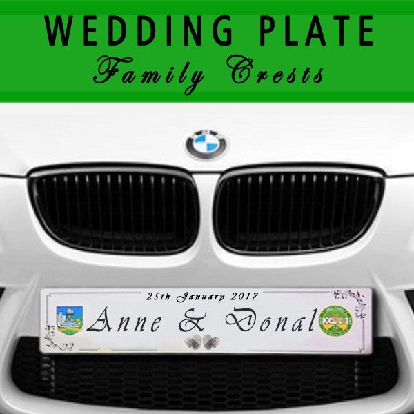 Wedding number plates Ireland Signage Donegal, Trade Signs Ireland, 3D Lettering, Lazer Engraving, Lazer Cutting, CNC, Retail, Trade, Industry, Office, Home, Auto