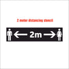 2M Distancing Stencil available from signworx.ie