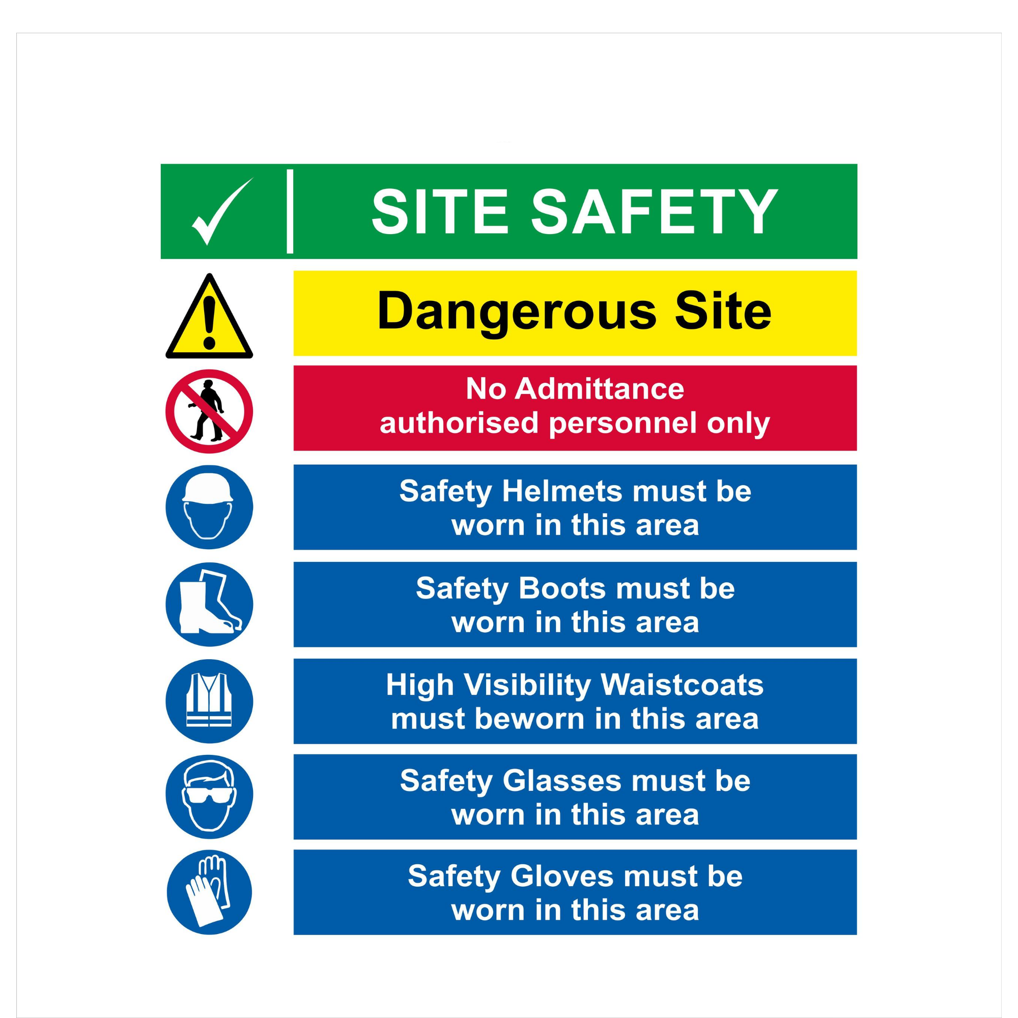 Signs sales on site